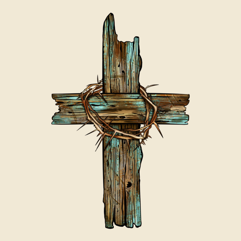 Cross With Thorn Ladies Tee by BarkalooDesign | Teevron