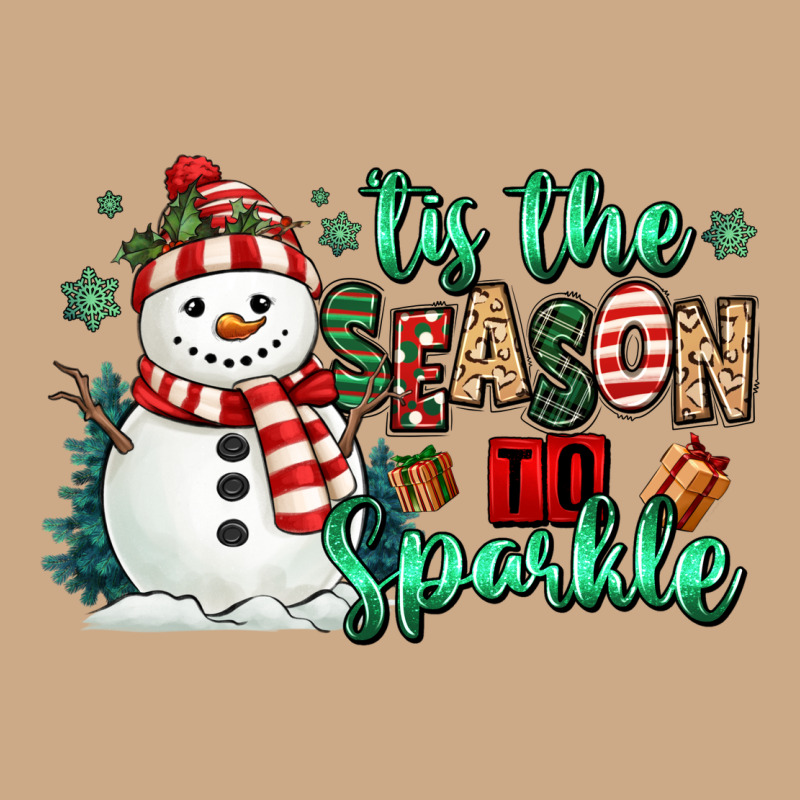 Tis The Season To Sparkle Snowman Vintage Hoodie by MaliasSmallBusiness | Teevron