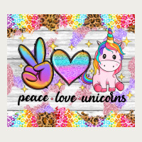 Peace Loeve Unicorns Zipper Hoodie | Teevron