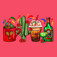 Mexico Coffee Cups With Cactus And Tequila Bottle Premium Sweatshirt | Teevron