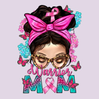 Warrior Mom Messy Bun With Flowers Classic Tee | Teevron
