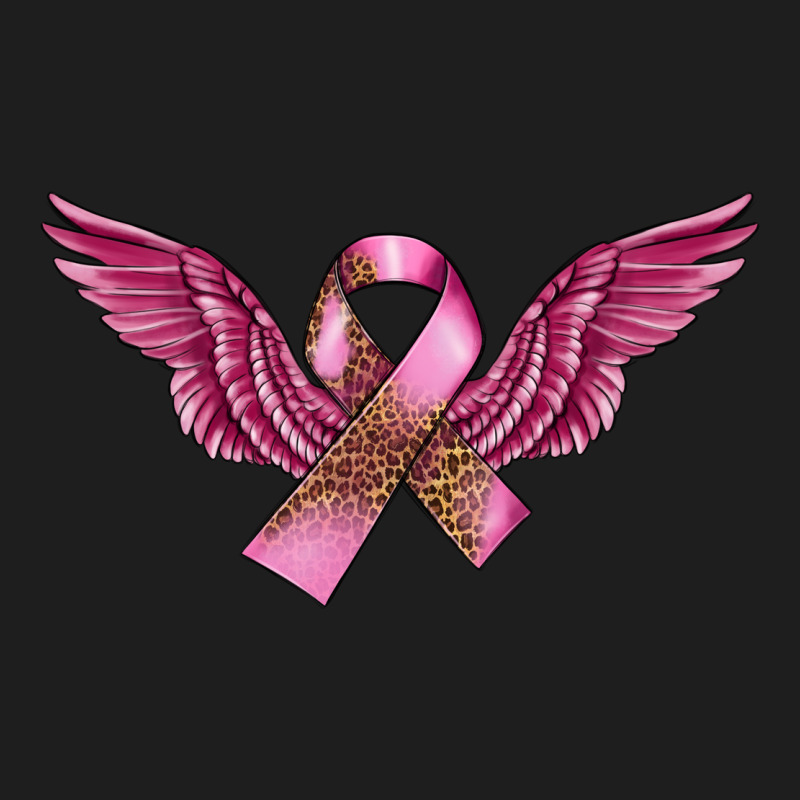 Breast Cancer Ribbon With Angel Wings Heavyweight Hoodie by FaDigitalArtStudio | Teevron