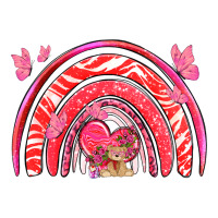 valentines day rainbow with heart | Teevron