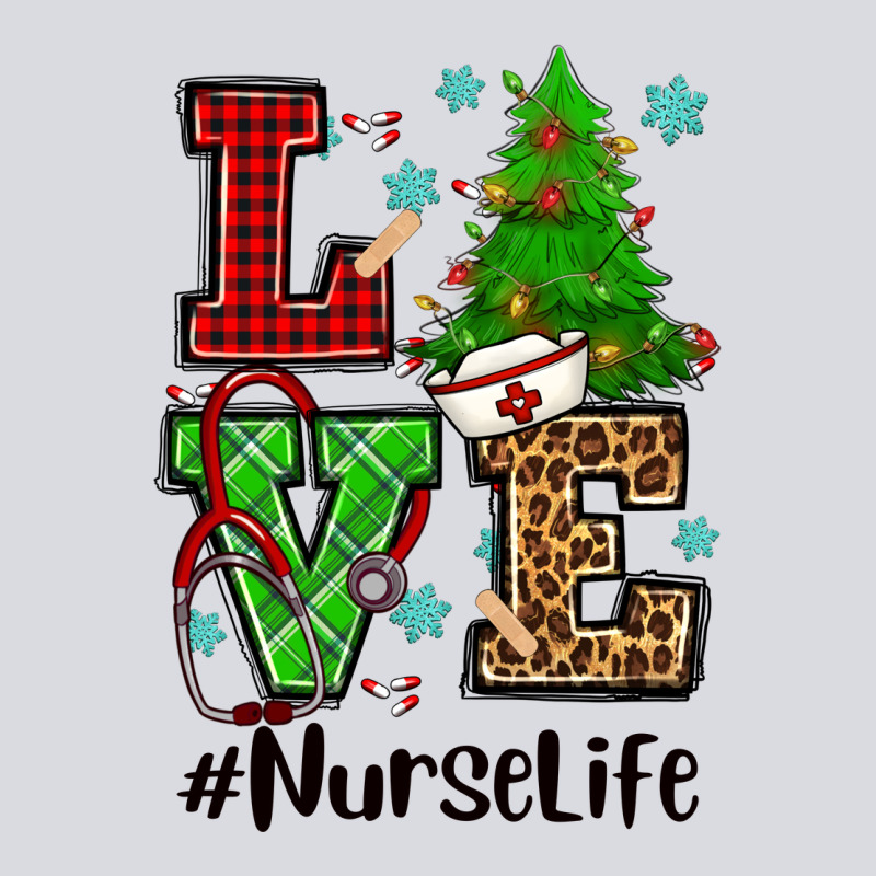 Love Nurse Life Christmas Zipper Hoodie by CowGirlArtShop | Teevron