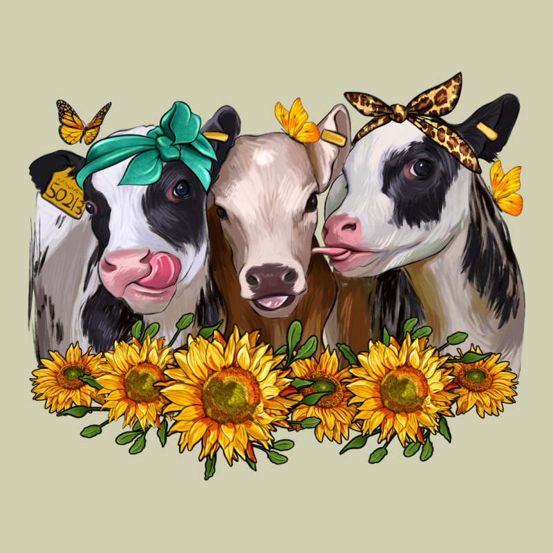 Sunflower Heifers Heavy Core Tee by Jasminsmagicworld | Teevron