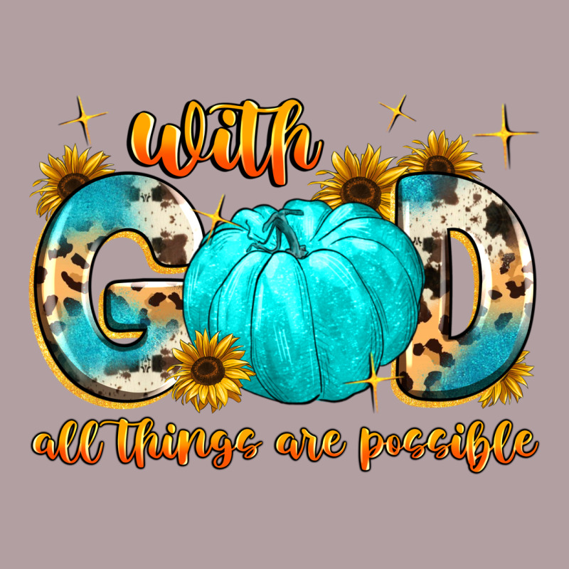 With God All Things Are Possible  Copy Vintage Hoodie by MaliasSmallBusiness | Teevron