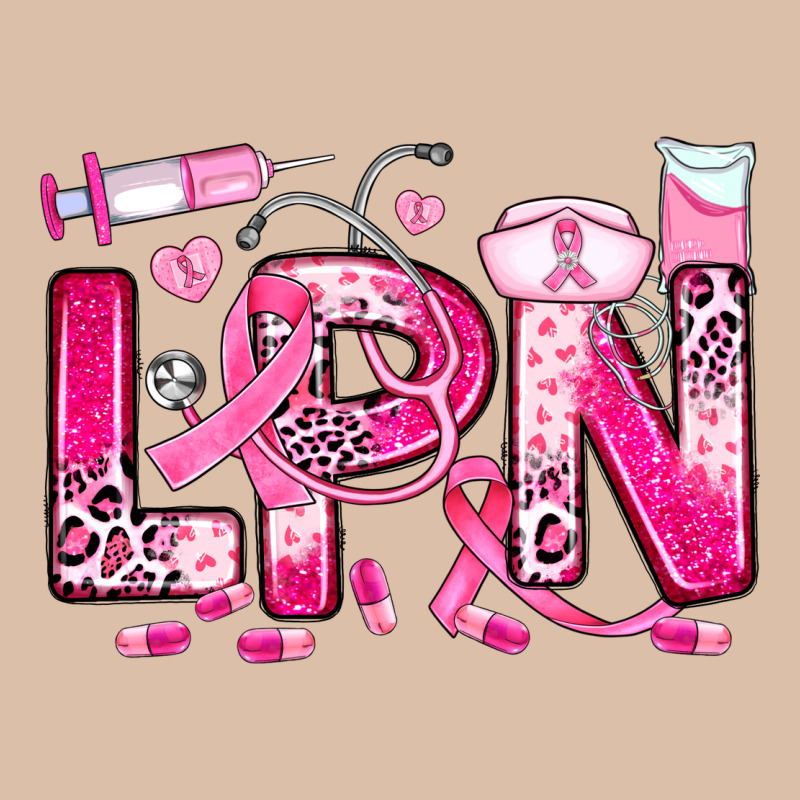 Breast Cancer Lpn Licensed Practical Nurse Urban Heavy Tee by JahusDesignShop | Teevron