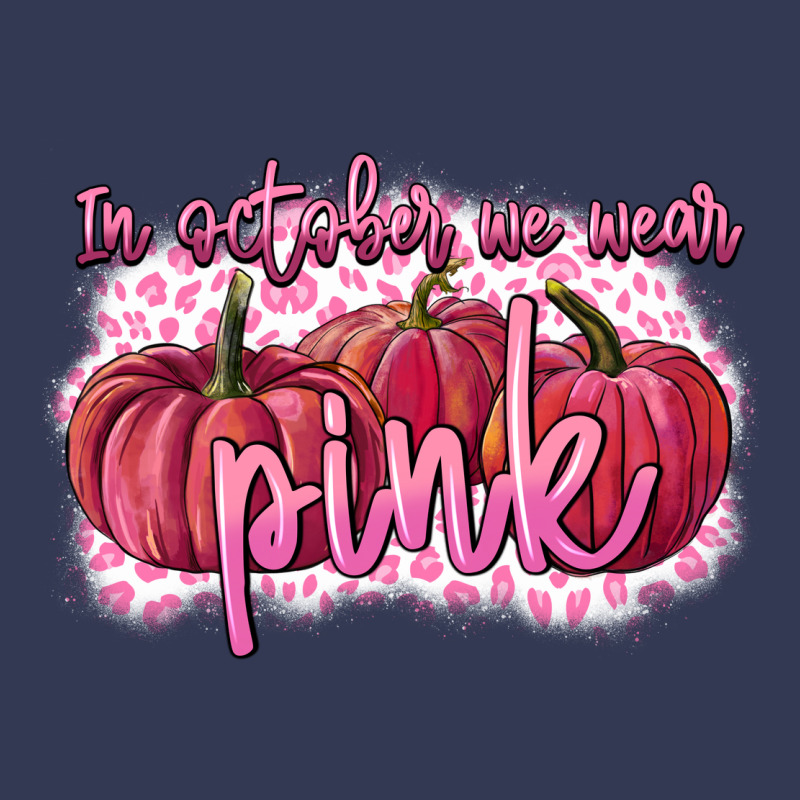In October We Wear Pink Breast Cancer Heavyweight Hoodie by FaDigitalArtStudio | Teevron