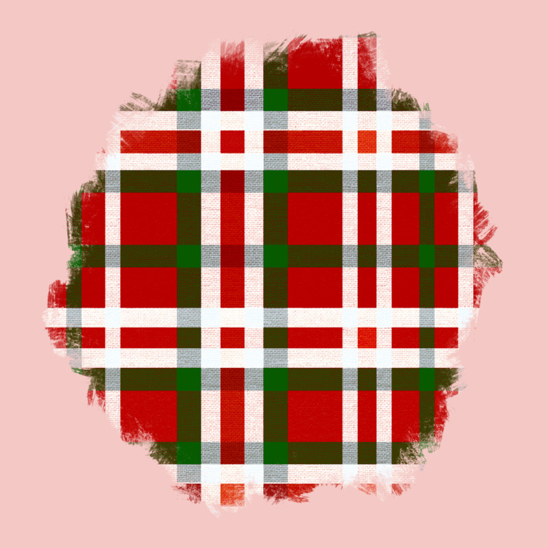 Christmas Tartan Patch Urban Heavy Tee by BundleAndBundleShop | Teevron