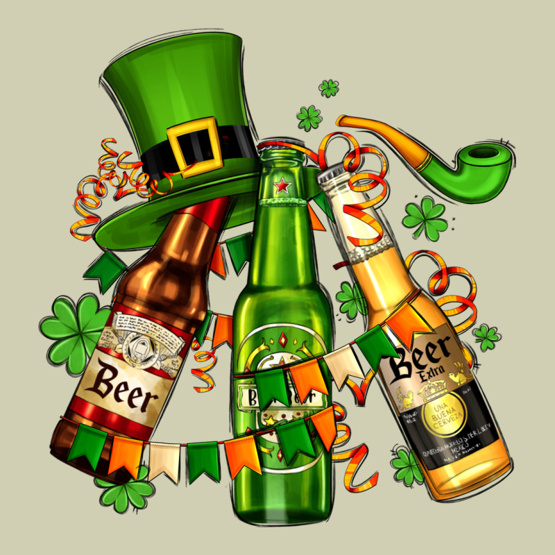 St Patrick's Beers Flags And Hat Heavy Core Tee by AdoDesignShop | Teevron