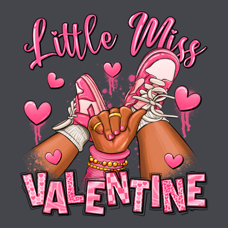 Little Miss Valentine Afro Kid Sneakers Long Sleeve Tee by RanaPortraitStore | Teevron