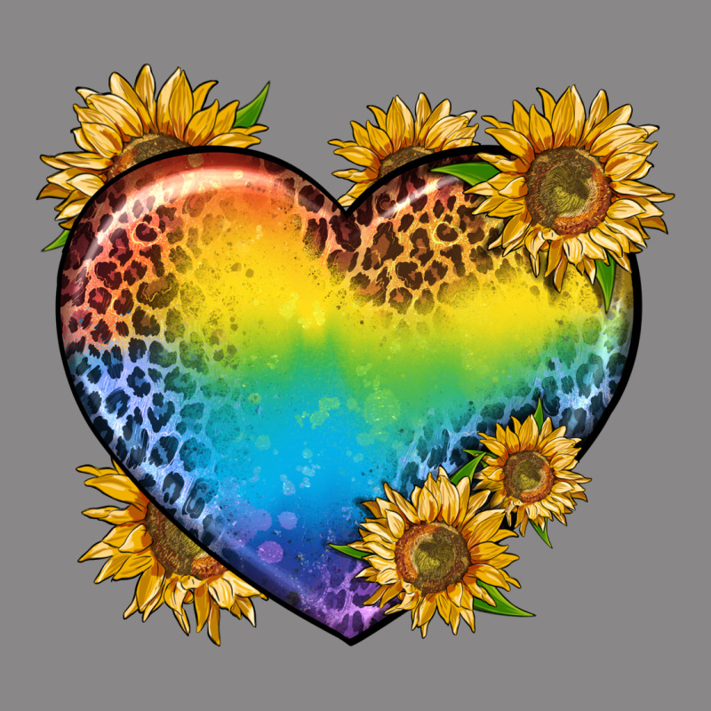 Pride Heart And Sunflower Vintage Tee by BundleAndBundleShop | Teevron