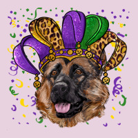 Mardi Gras Hat German Shepherd Ladies Tee | Teevron