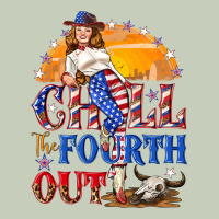 Chill The Fourth Out 4th Of July Ladies Tee | Teevron