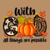 With God All Things Are Possible Vintage Hoodie | Teevron