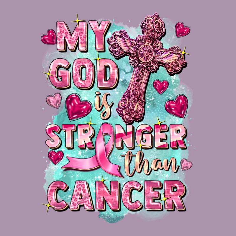 My God Is Stronger Than Cancer Heavyweight Hoodie by FaDigitalArtStudio | Teevron