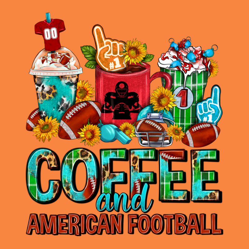 Coffee And American Football Coffee Cups Premium Sweatshirt by FaDigitalArtStudio | Teevron