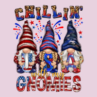 Chilling With My Gnomies With Usa Ladies Tee | Teevron