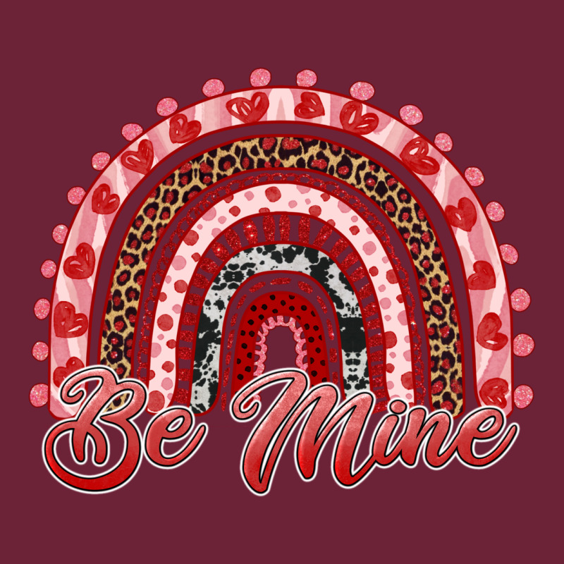 Be Mine Valentines Day Rainbow Long Sleeve Tee by RanaPortraitStore | Teevron