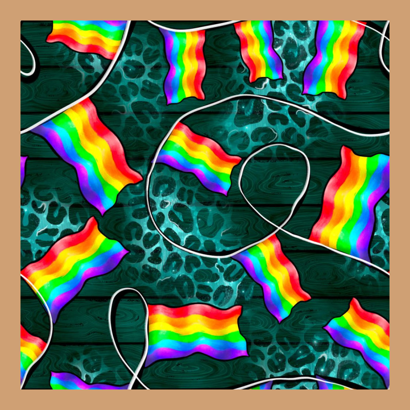 Pride Lgbtq Flags With Leopard Seamless Pattern Vintage Tee by BundleAndBundleShop | Teevron