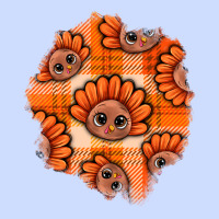 Thanksgiving Turkey With Tartan Patch Urban Heavy Tee | Teevron