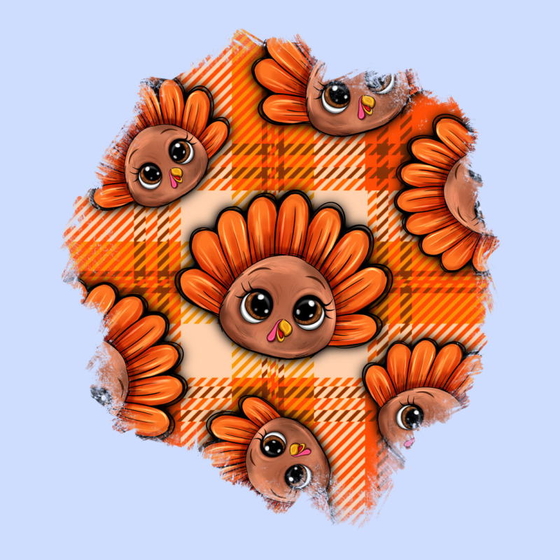 Thanksgiving Turkey With Tartan Patch Urban Heavy Tee by BundleAndBundleShop | Teevron