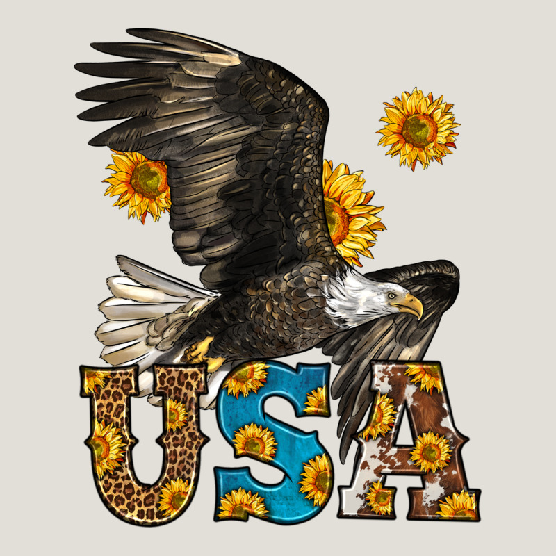 Western Usa Eagle Heavy Core Tee by LillyAllenDesigns | Teevron