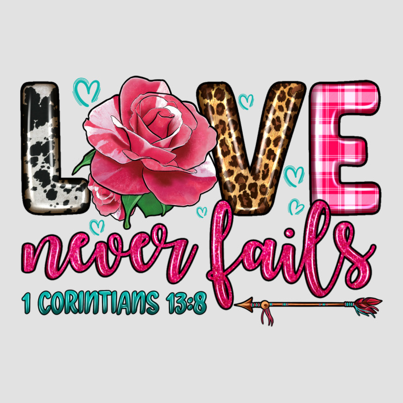Love Never Fails Premium Hoodie by OliviaCreatesArt | Teevron