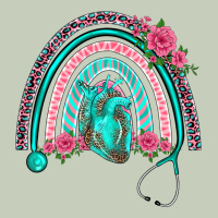 Nurse Life Spring Stethoscope Heart Rainbow Ladies Tee | Teevron
