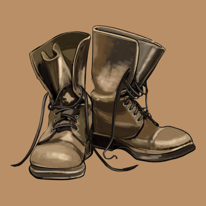 Soldier Veteran Boots Vintage Hoodie by MaliasSmallBusiness | Teevron
