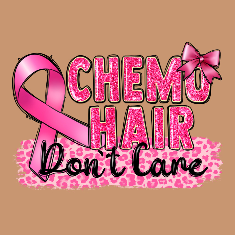 Breast Cancer Chemo Hair Don't Care Heavyweight Hoodie by FaDigitalArtStudio | Teevron