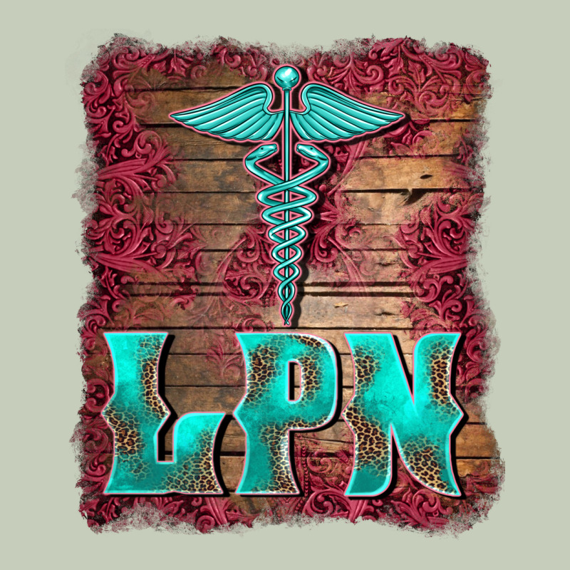Licensed Practical Nurse Medical Symbol  Background Ladies Tee by BarkalooDesign | Teevron