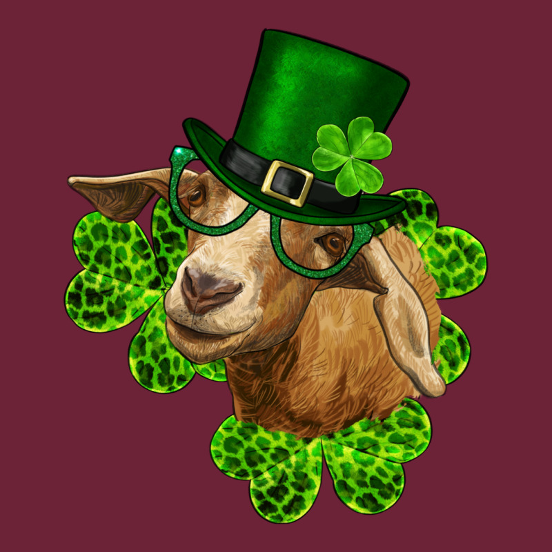St. Patrick's Day Goat Clovers And Leprechaun Hat Long Sleeve Tee by RanaPortraitStore | Teevron