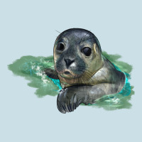 Sea Seal Face Illustrations Ladies Tee | Teevron