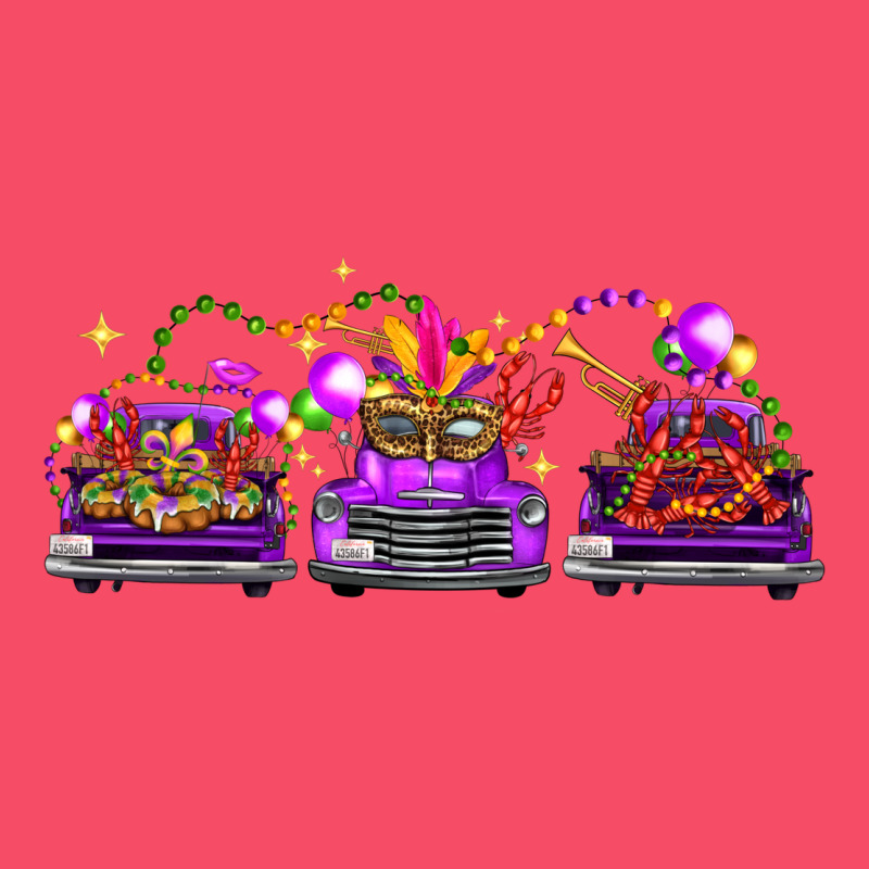 Mardi Gras Farm Trucks Premium Sweatshirt by FaDigitalArtStudio | Teevron
