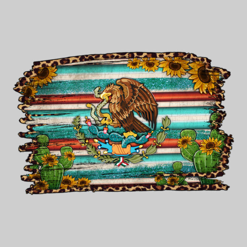 Cactus Turquoise Serape Leopard Mexican Flag Premium Tee by Jasminsmagicworld | Teevron