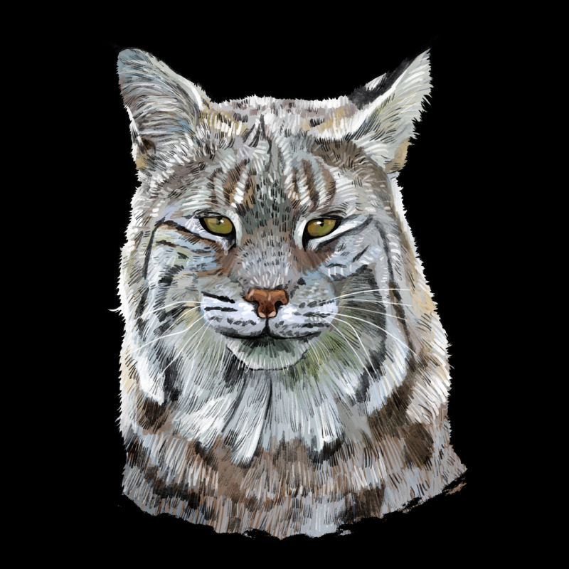 Bobcat Head Premium Tee by LillyAllenDesigns | Teevron