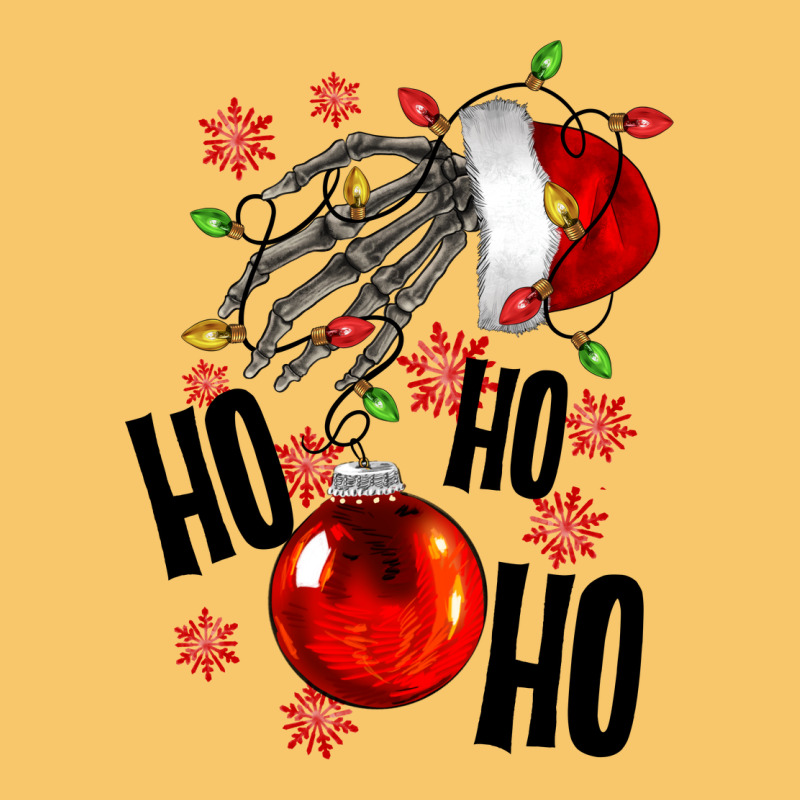Ho Ho Ho Skeleton Vintage Hoodie by NancyCooperArtShop | Teevron