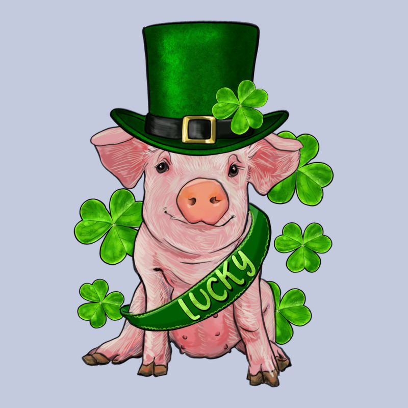 St. Patrick's Day Lucky Baby Pig Long Sleeve Tee by RanaPortraitStore | Teevron