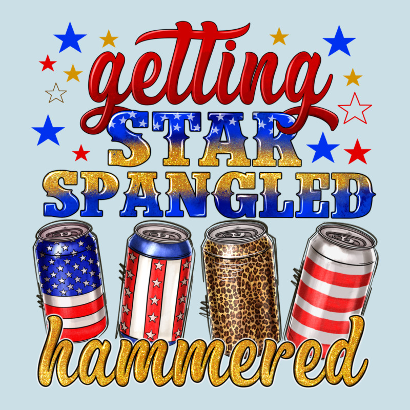 Getting Star Spangled Hammered Ladies Tee by NancyCooperArtShop | Teevron