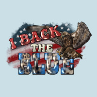 I Back The Blue Eagle Ladies Tee | Teevron