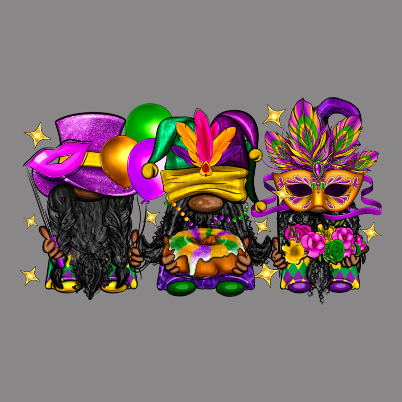 Mardi Gras Afro Gnomies Vintage Tee by BundleAndBundleShop | Teevron