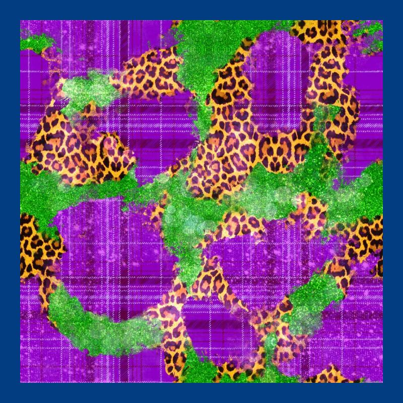 Mardi Gras Leopard Seamless Pattern Premium Sweatshirt by FaDigitalArtStudio | Teevron