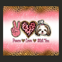 Peace Love Shih Tzu Heavy Core Tee | Teevron