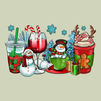 Christmas Snowman Coffee Cups Heavyweight Hoodie | Teevron