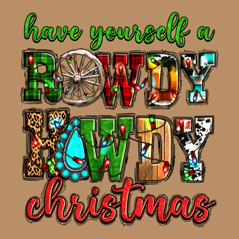 Have Yourself A Rowdy Howdy Christmas Vintage Hoodie by NancyCooperArtShop | Teevron