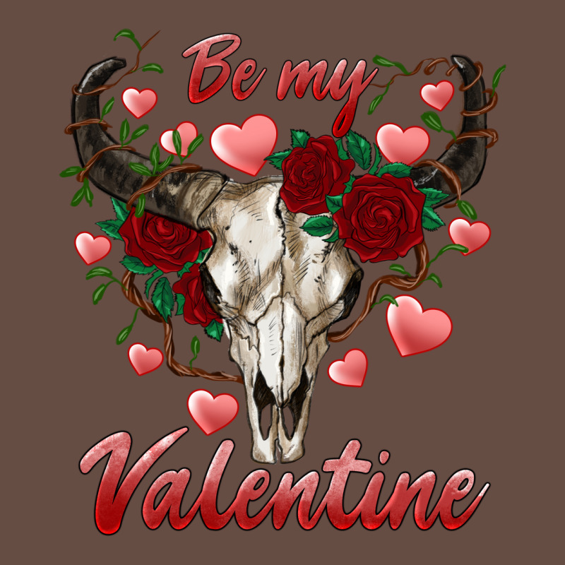 Be My Valentine Bull Skull Long Sleeve Tee by RanaPortraitStore | Teevron