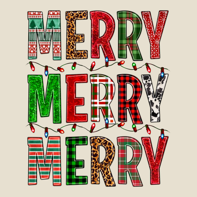 Merry Merry Merry Christmas Urban Heavy Tee by BundleAndBundleShop | Teevron