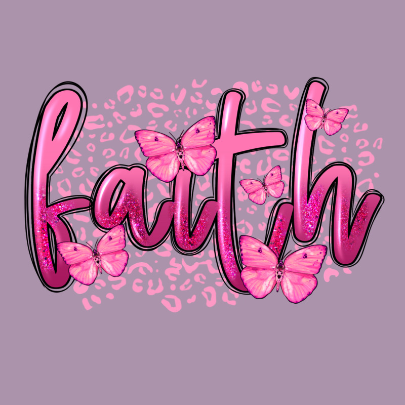 Faith Breast Cancer Heavyweight Hoodie by FaDigitalArtStudio | Teevron