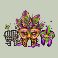 Mardi Gras Teeth Dental Assistant Ladies Tee | Teevron